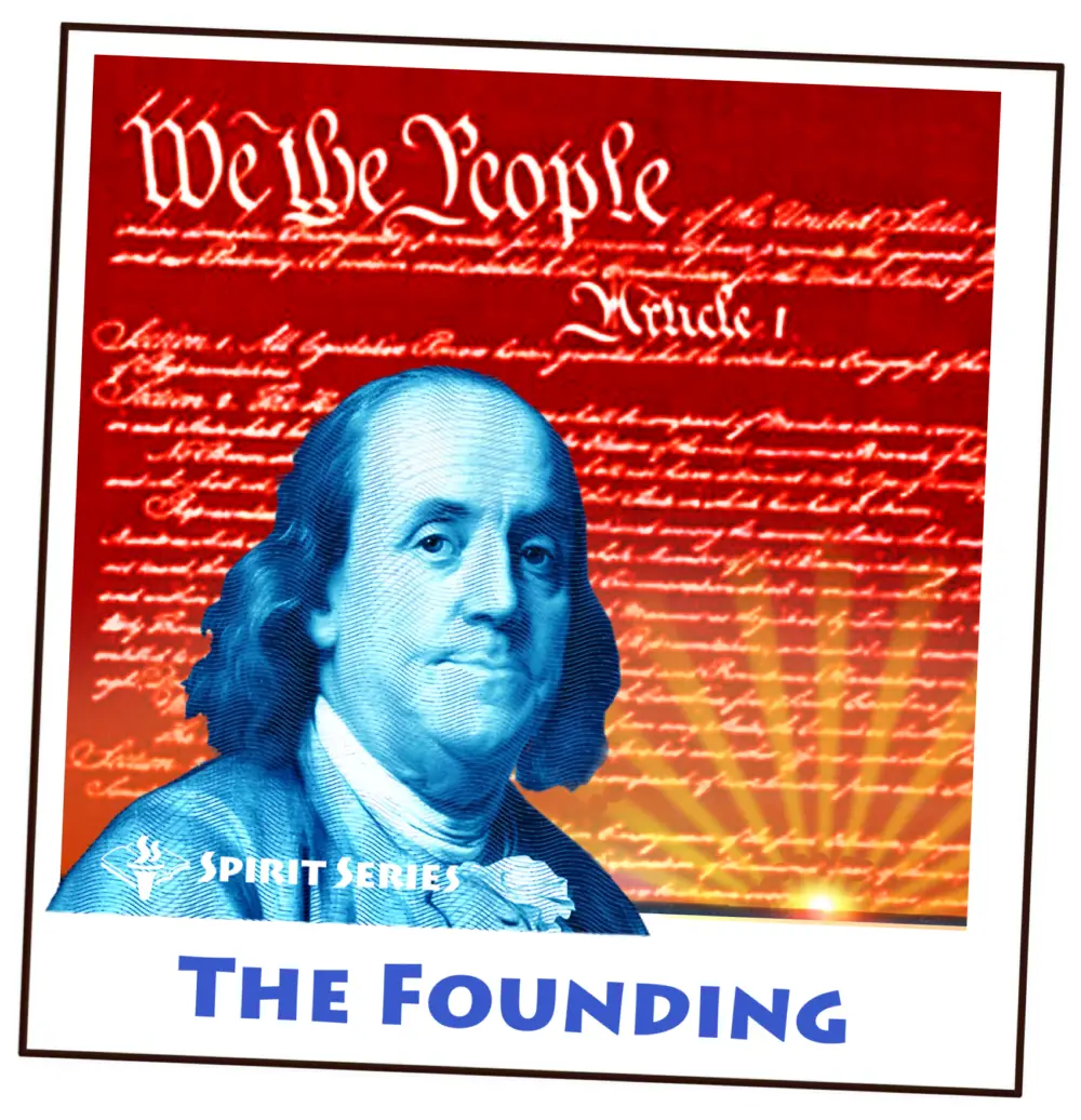 THE FOUNDING logo rotated